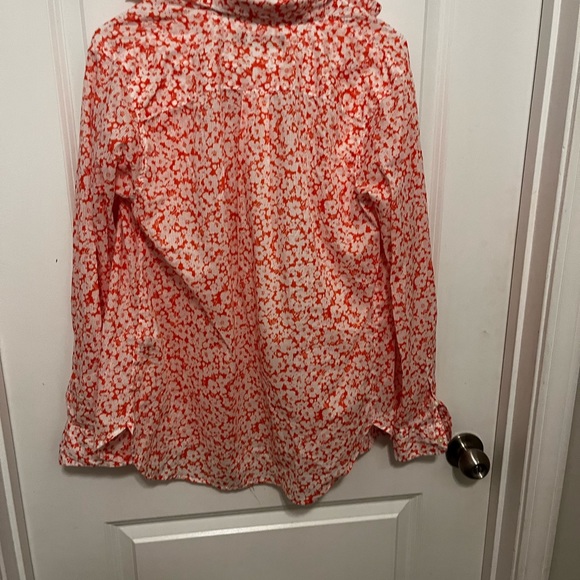 Lauren Ralph Lauren Floral Button Down Shirt Size Medium - Picture 5 of 8